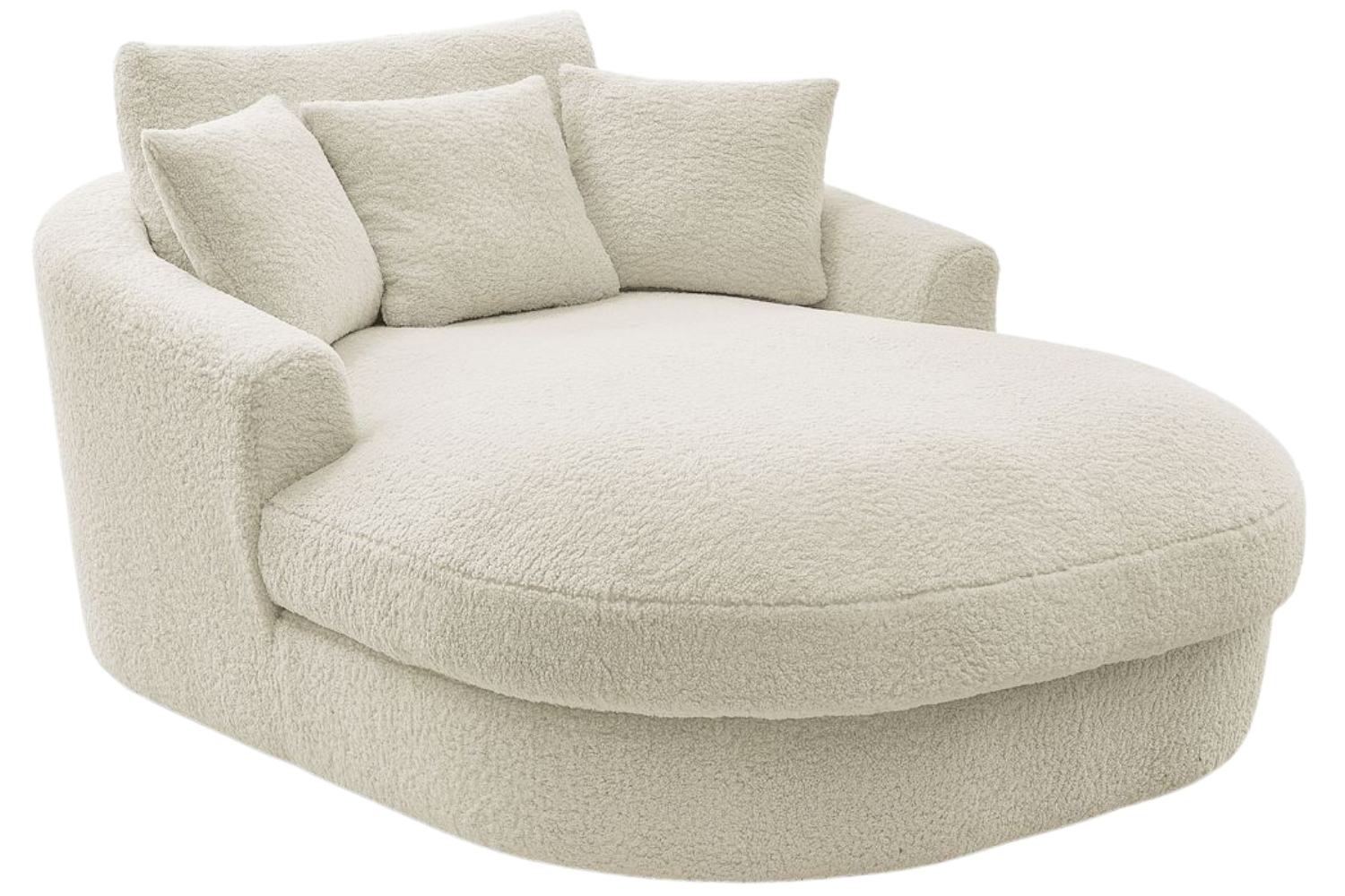 Bobochic Paris Béžová bouclé lenoška Belem 198 cm