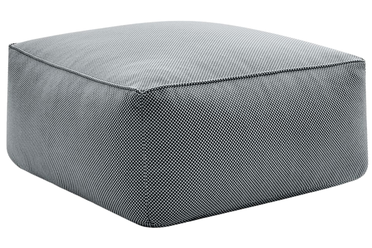 Bobochic Paris Černá zahradní podnožka Riviera 80 x 80 cm