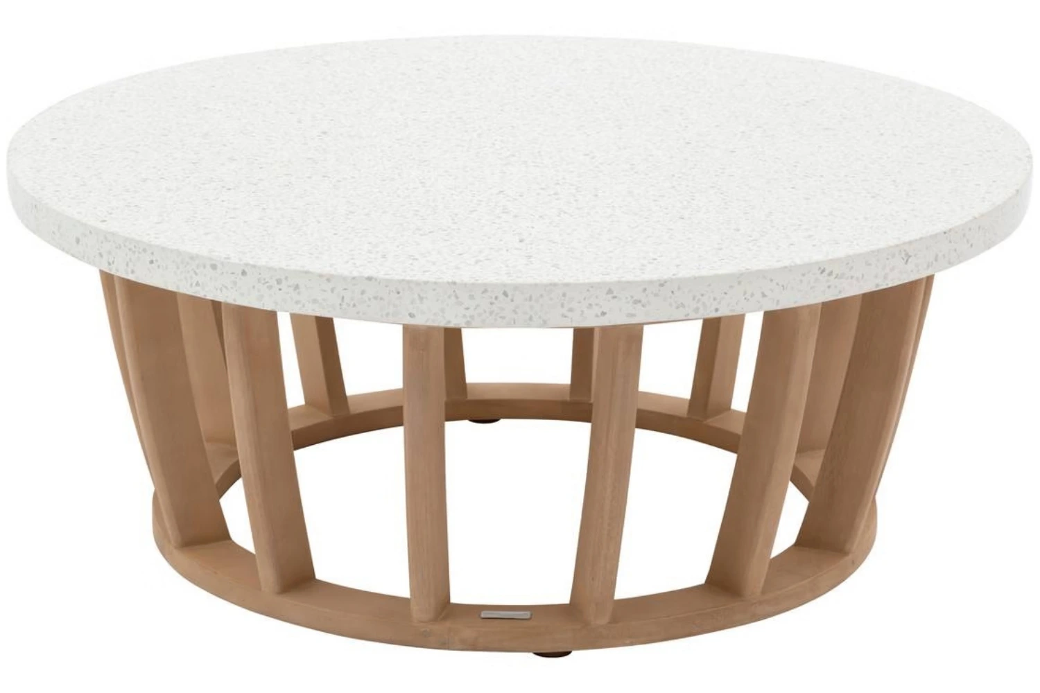 Hespéride Bílý zahradní stolek Hesperidé Lemindo ⌀ 100 cm