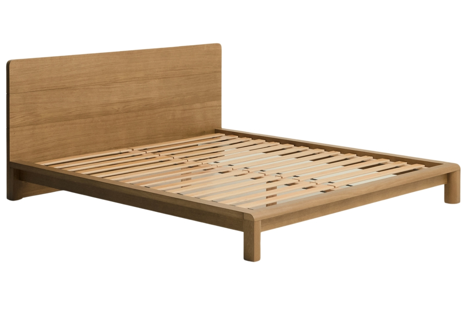 Kave Home Dubová dvoulůžková postel Arelida 180 x 200 cm