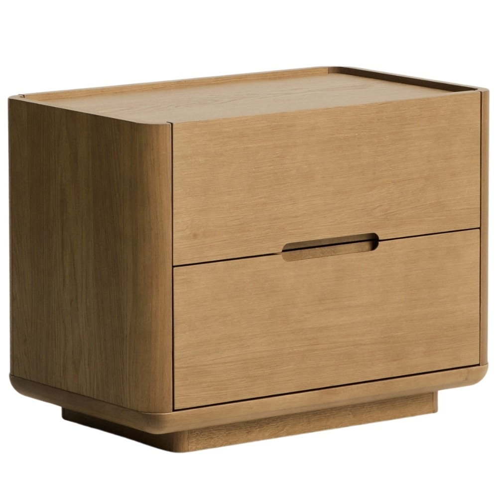 Kave Home Dubový noční stolek Arelida 100 x 40 cm