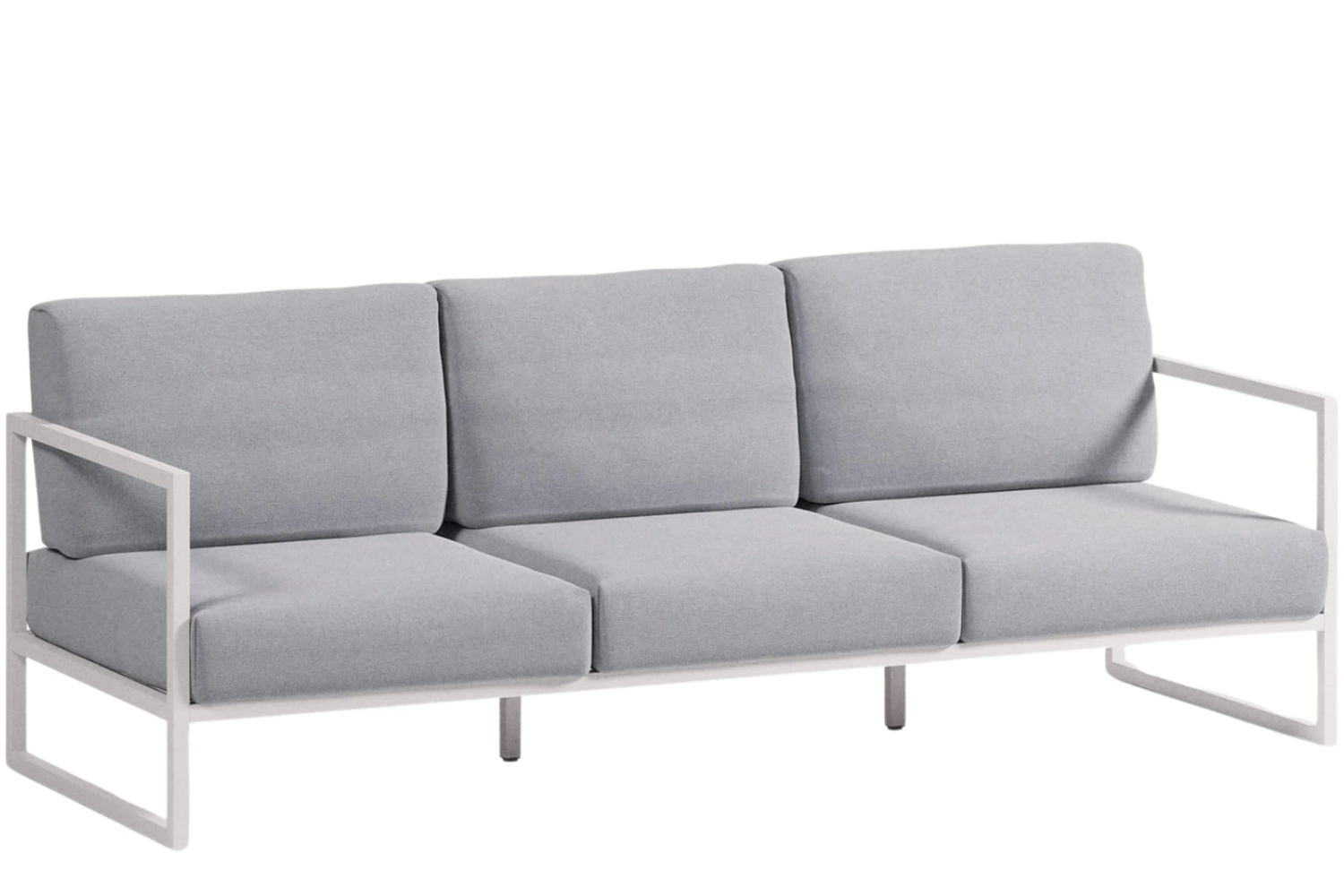 Kave Home Modro-bílá zahradní pohovka Comova 225 cm