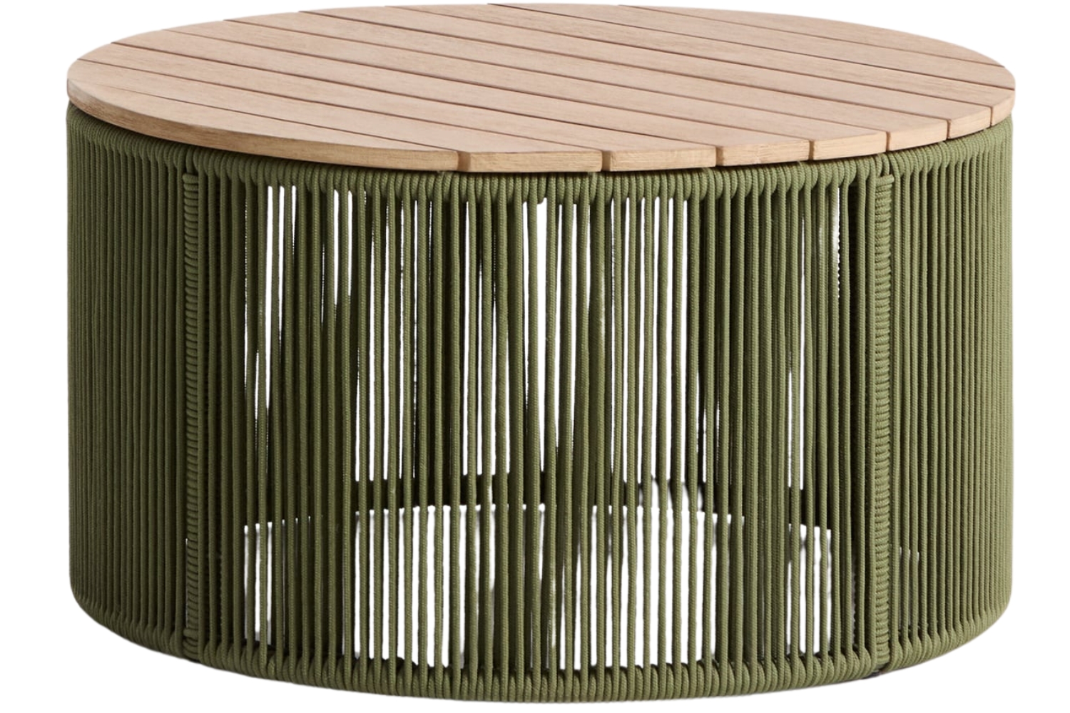 Kave Home Zelený zahradní stolek Dandara 70 cm