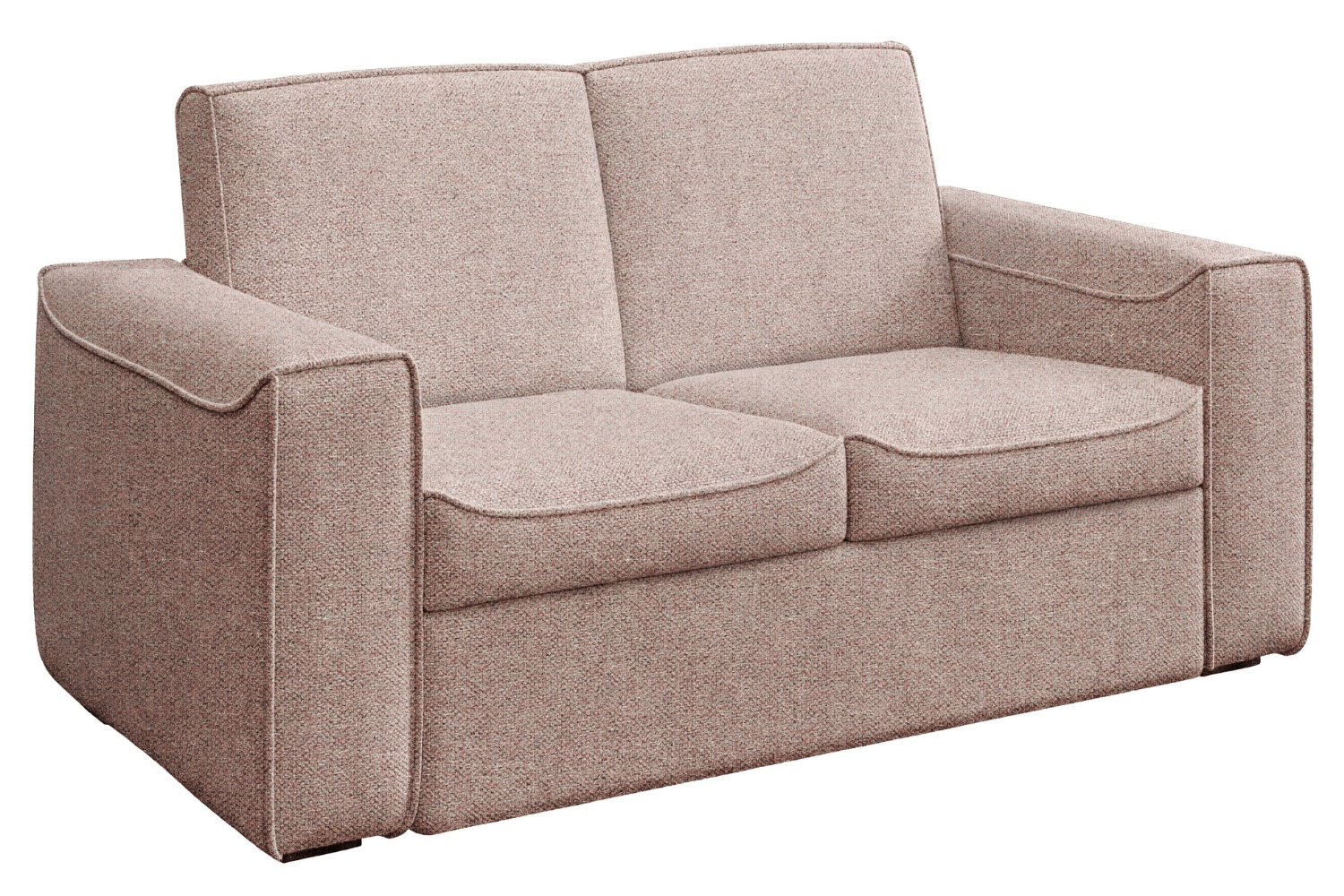 Mesonica Růžová rozkládací pohovka Muno 152 cm