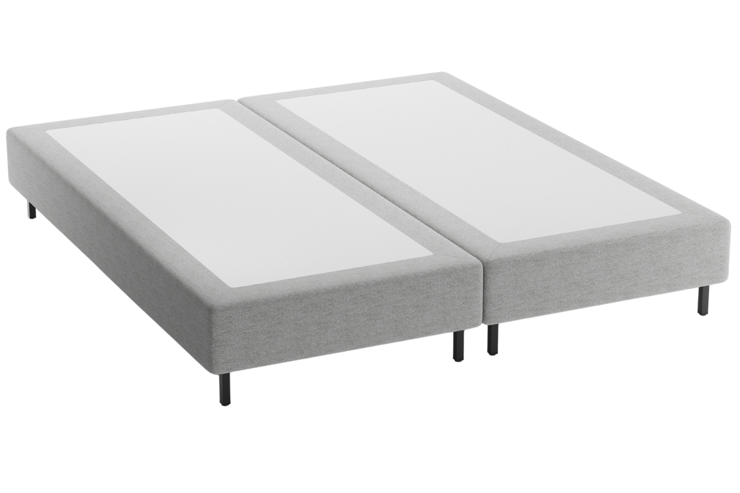 Micadoni Světle šedá dvoulůžková postel Whale 160 x 200 cm