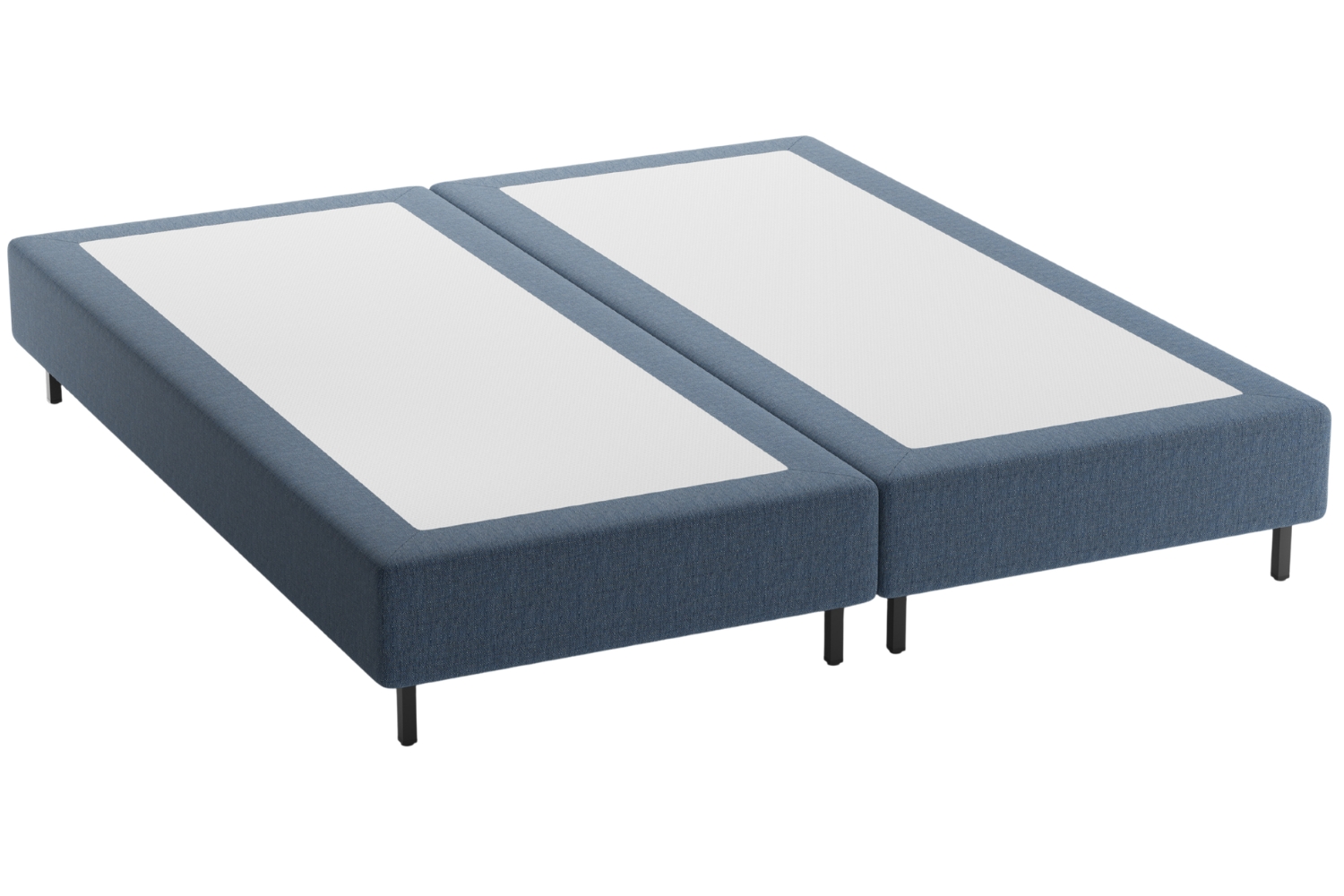 Micadoni Tmavě modrá dvoulůžková postel Whale 160 x 200 cm