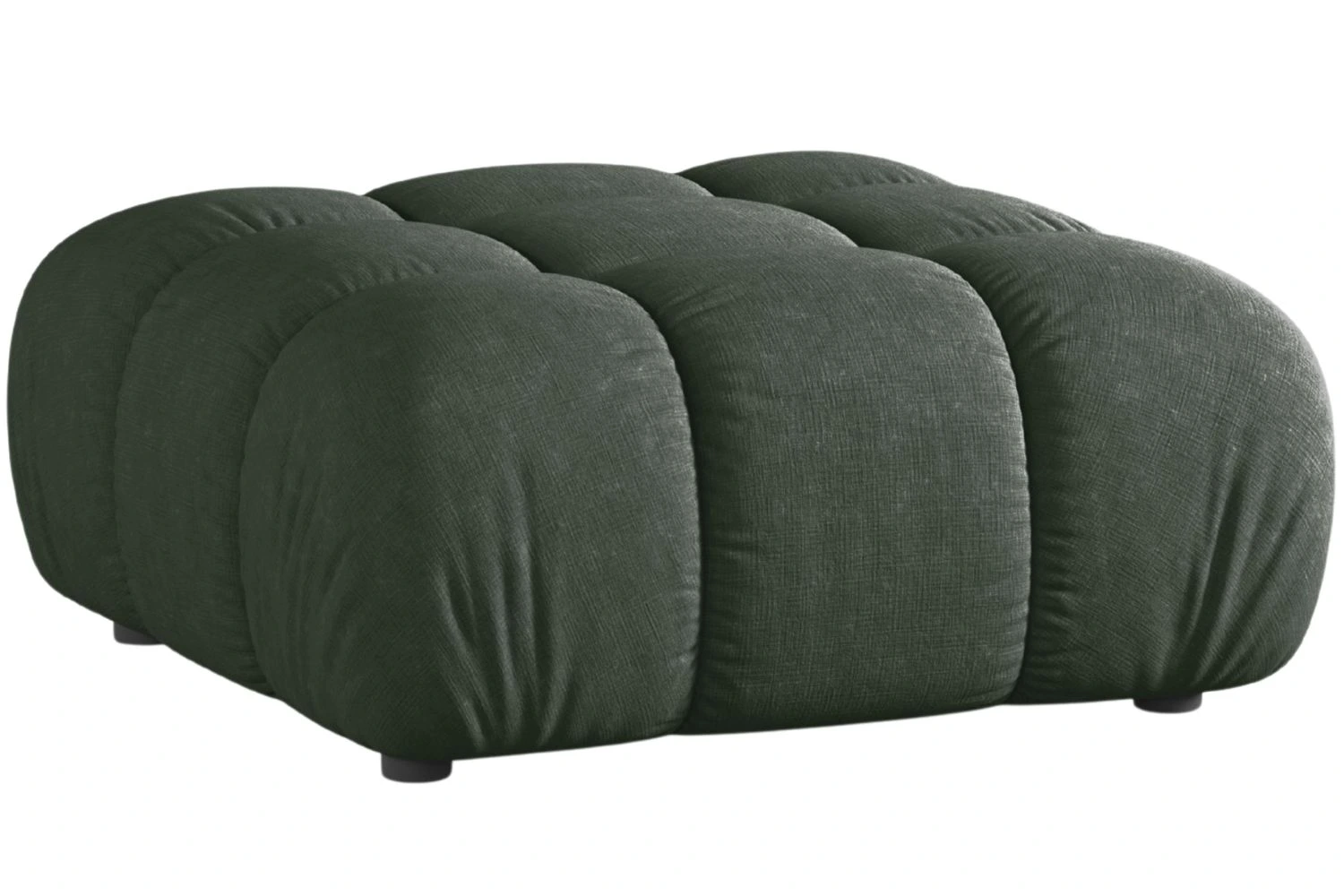 Micadoni Tmavě zelená podnožka Bellis II. 94 x 94 cm