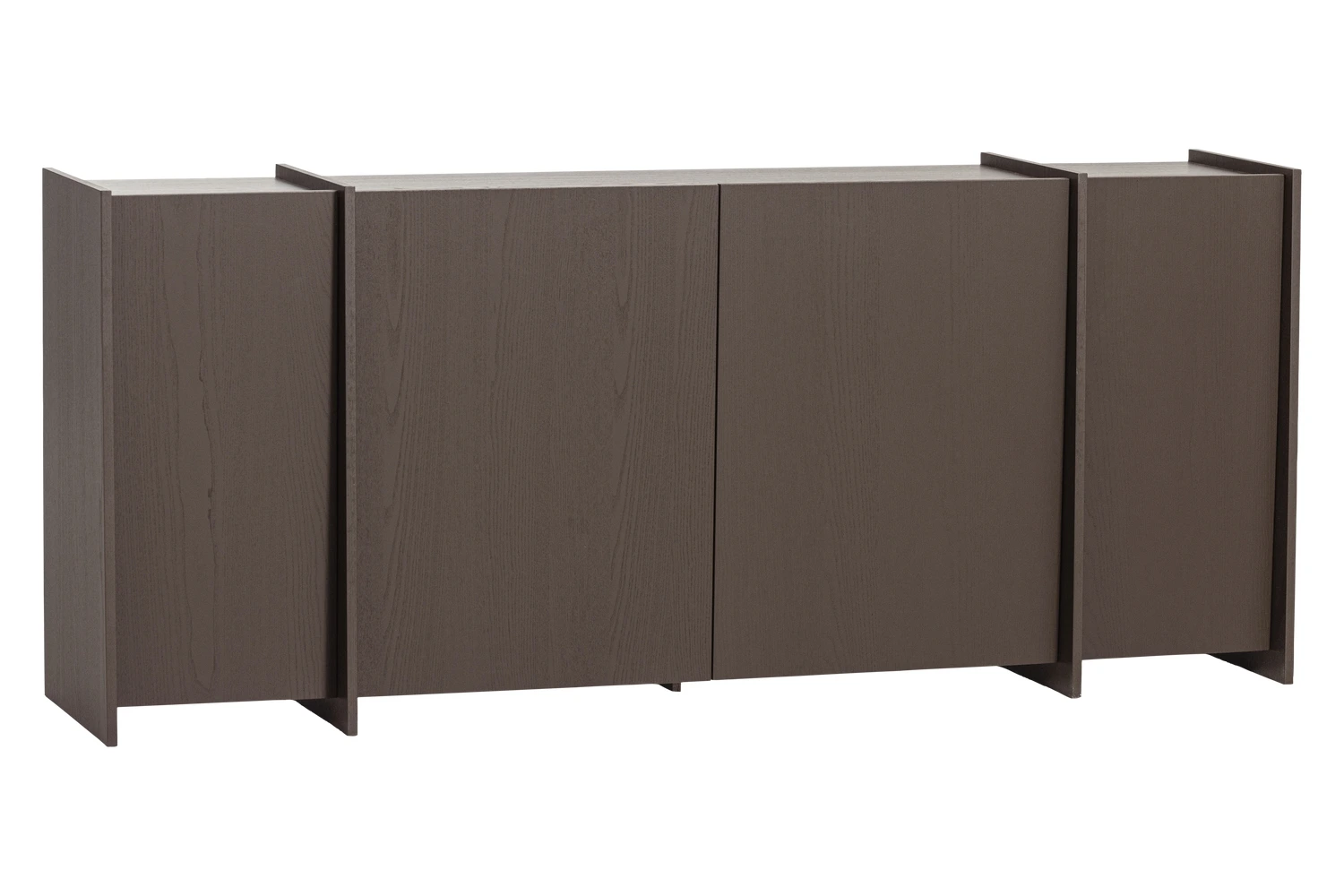 WOOOD Hnědá dřevěná komoda Brock 200 x 44 cm