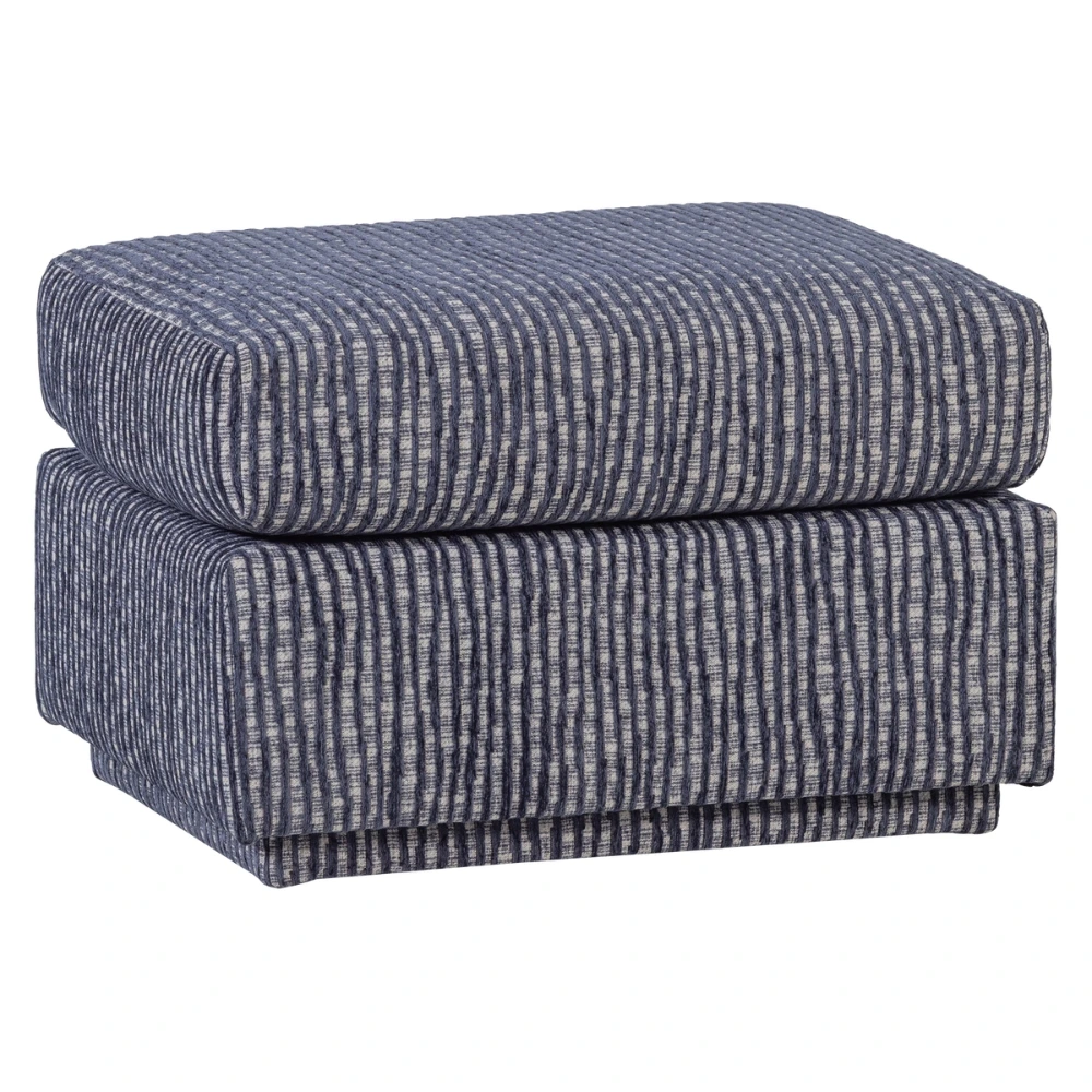 WOOOD Modrošedá podnožka Lou 60 x 50 cm