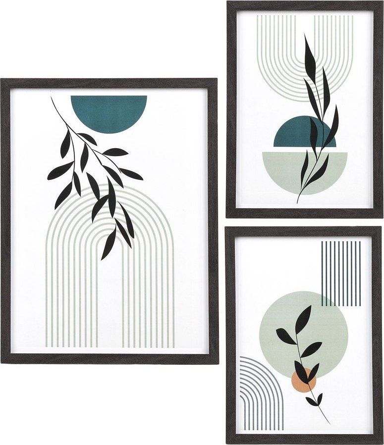 Černé rámečky v sadě 3 ks na zeď 30x40 cm Aspen – House Nordic