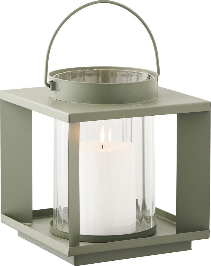 Kovová/skleněná lucerna (výška 20