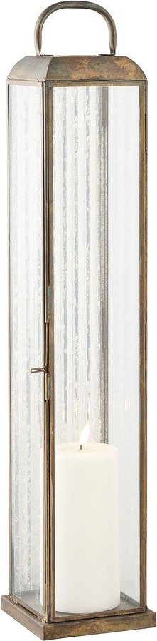 Kovová/skleněná lucerna (výška 60 cm) Herslev – House Nordic