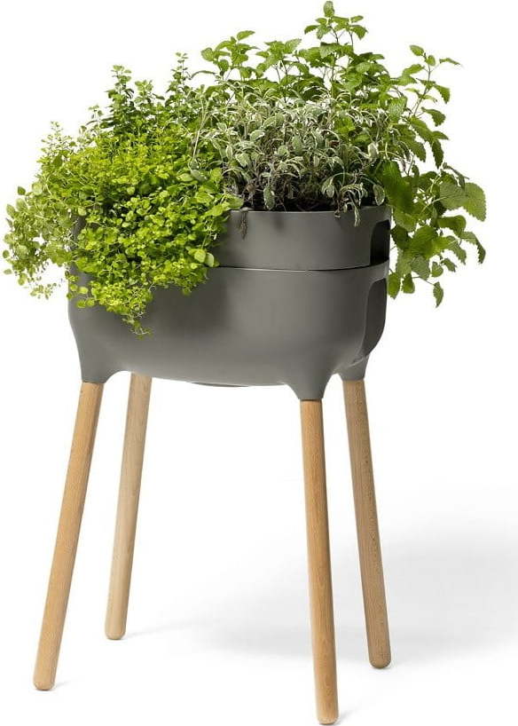 Plastová samozavlažovací pěstební nádoba Urbalive – Plastia