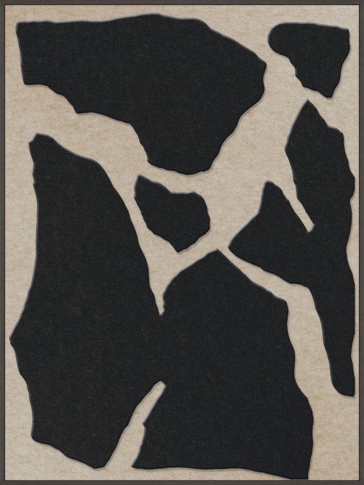 3D obraz s rámem/akustický 90x120 cm Soundgarden 1 – Malerifabrikken