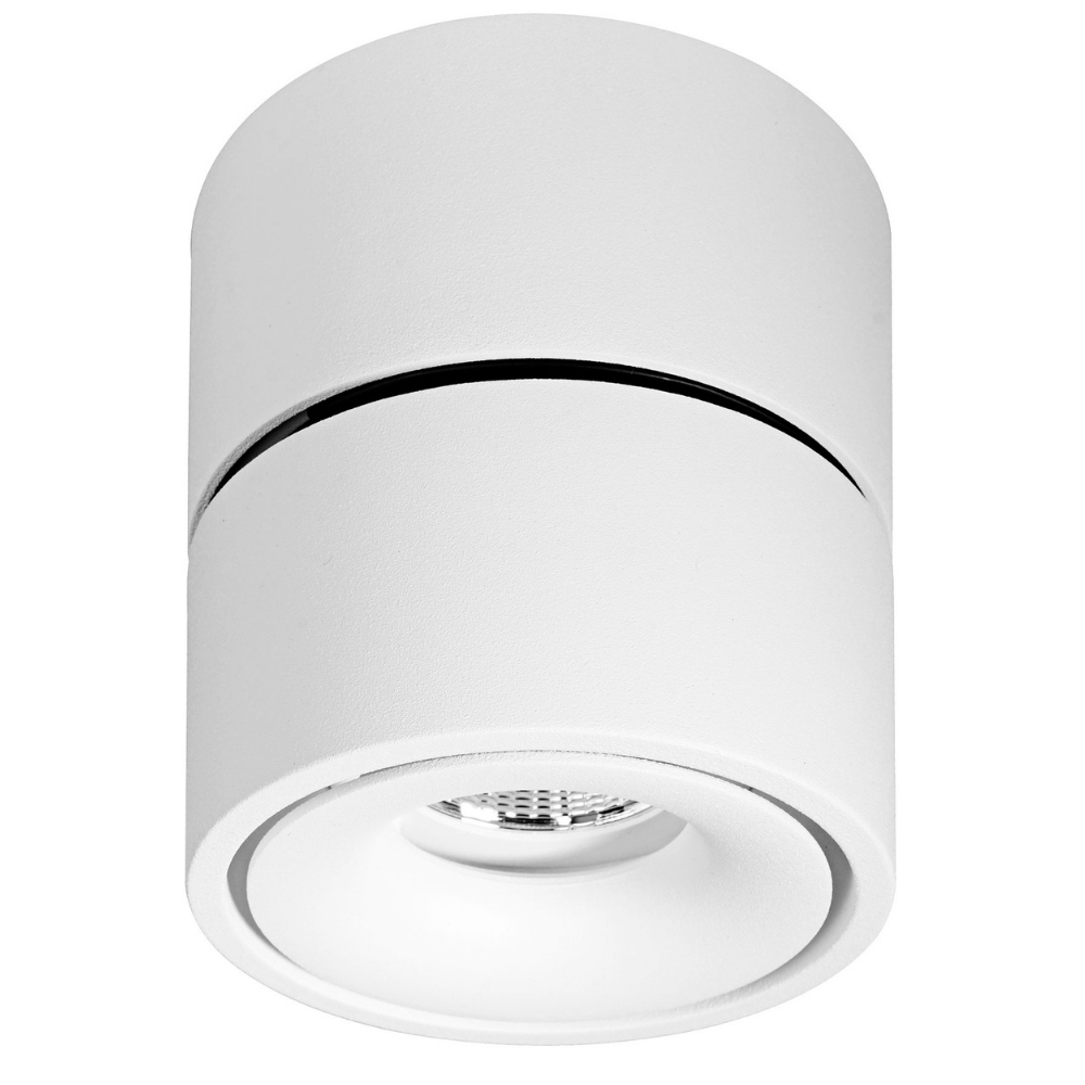 Bílé kovové bodové LED světlo Nova Luce Universal