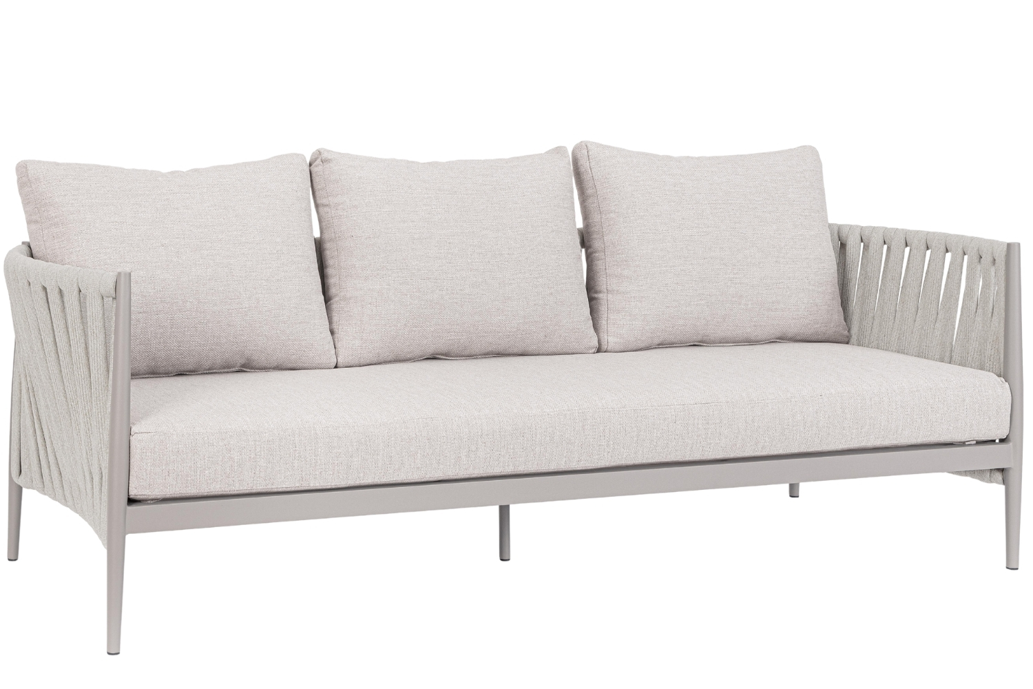 Bizzotto Světle šedá zahradní pohovka Jacinta 231 cm