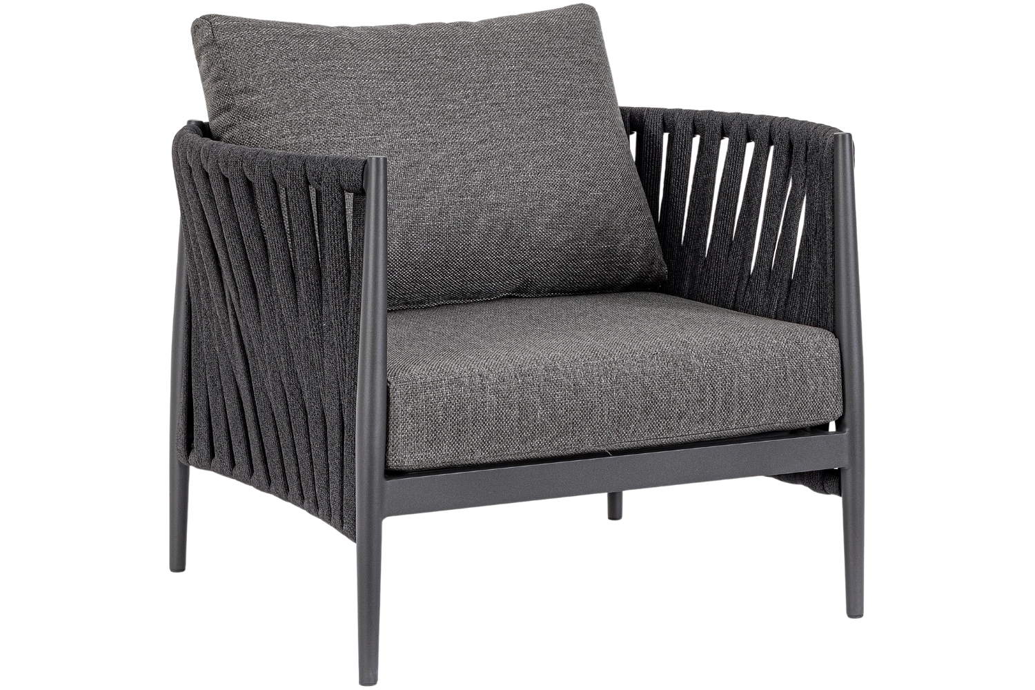 Bizzotto Tmavě šedé zahradní křeslo Jacinta