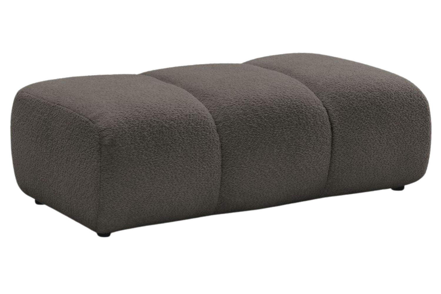 Bobochic Paris Hnědá bouclé podnožka Pamira 124 x 60 cm