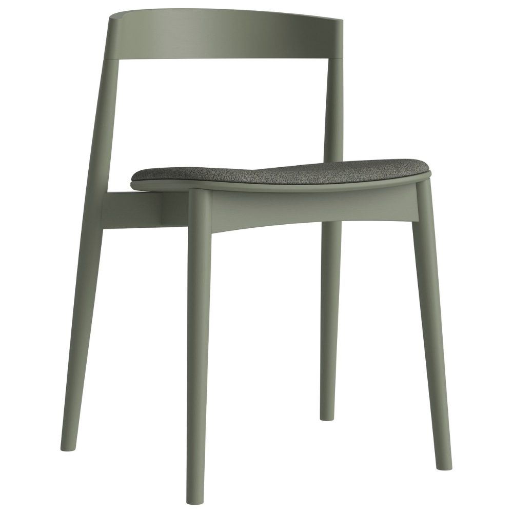 Bolia Zelená bouclé jídelní židle Kite