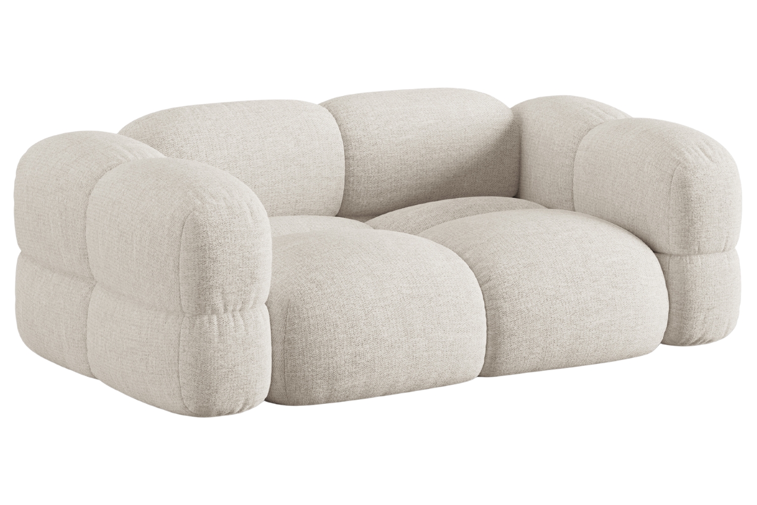 Cosmopolitan Design Béžová trojmístná pohovka Loretto 210 cm