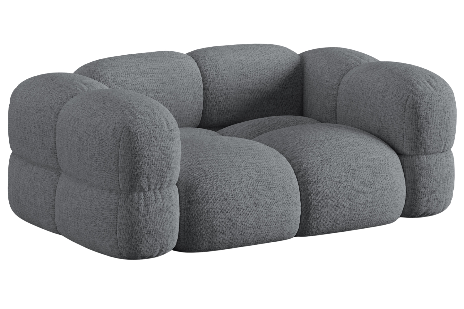 Cosmopolitan Design Šedá dvoumístná pohovka Loretto 180 cm