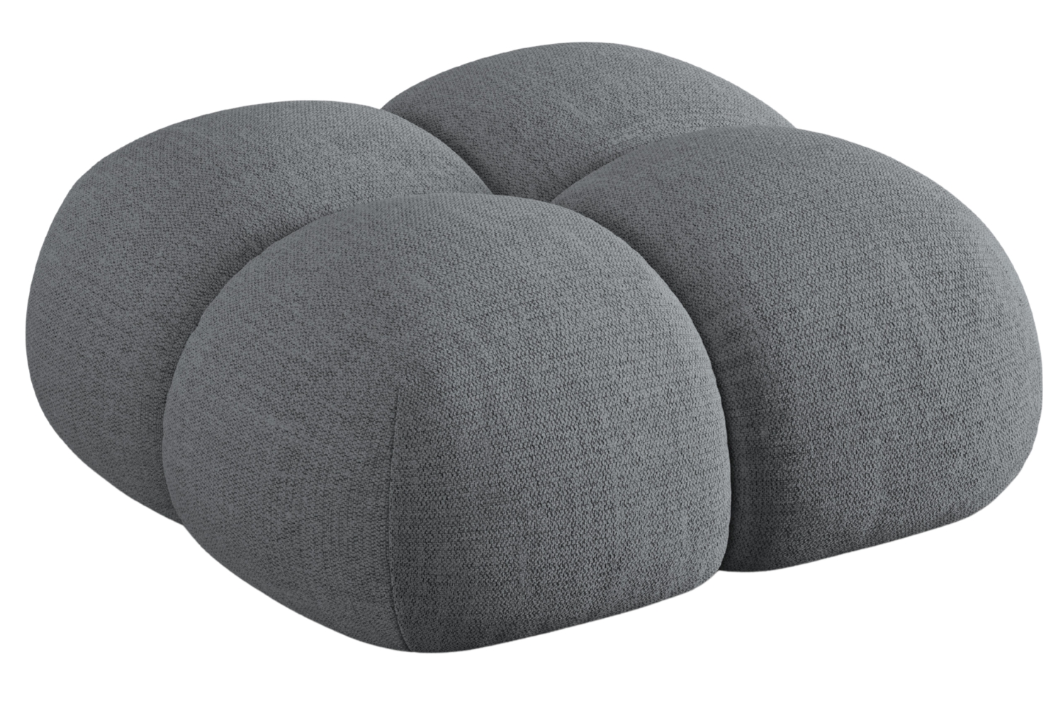 Cosmopolitan Design Šedá podnožka Loretto 90 x 90 cm