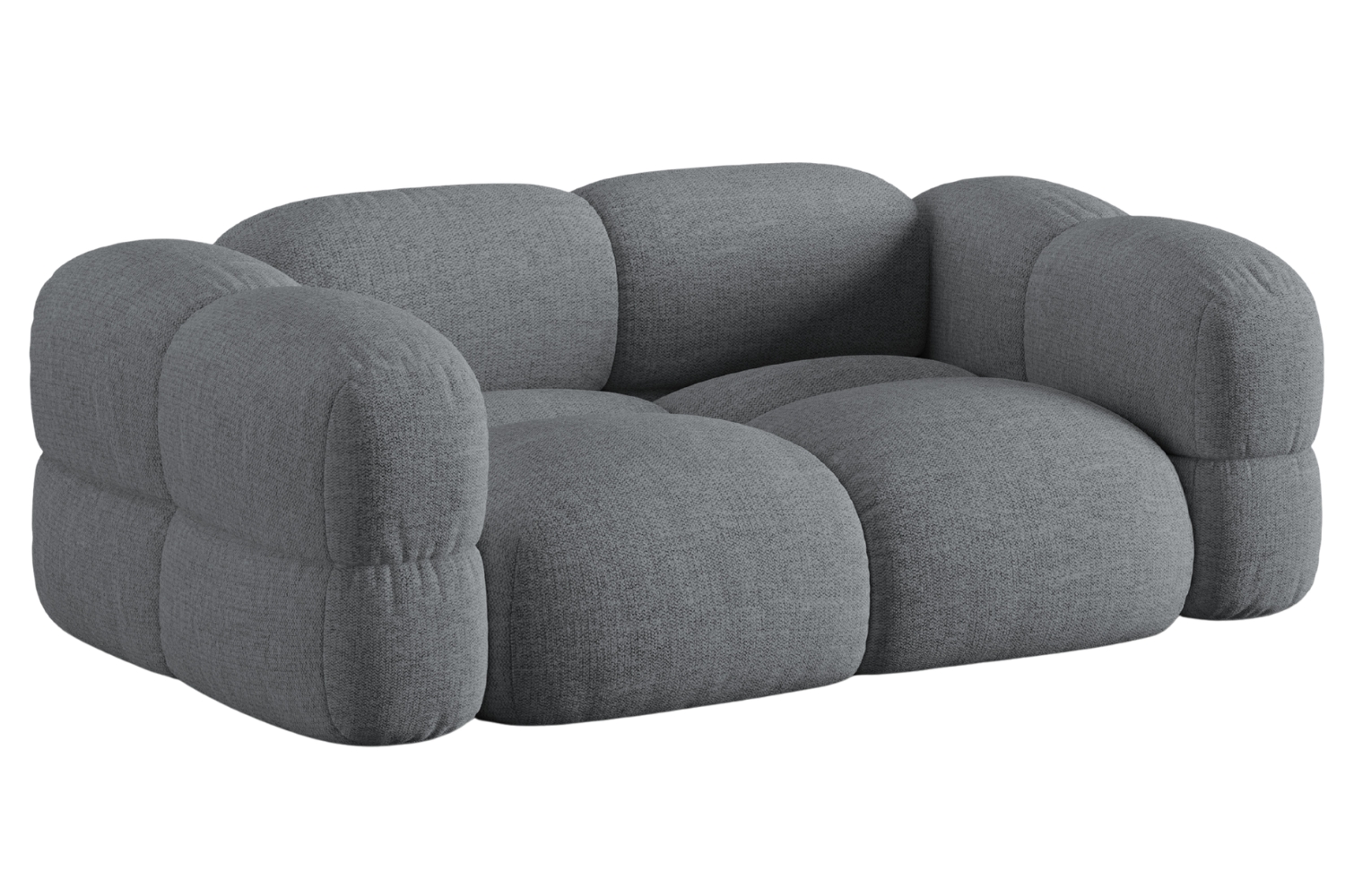 Cosmopolitan Design Šedá trojmístná pohovka Loretto 210 cm