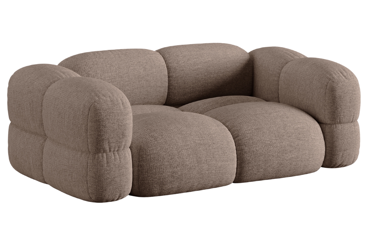 Cosmopolitan Design Světle hnědá trojmístná pohovka Loretto 210 cm