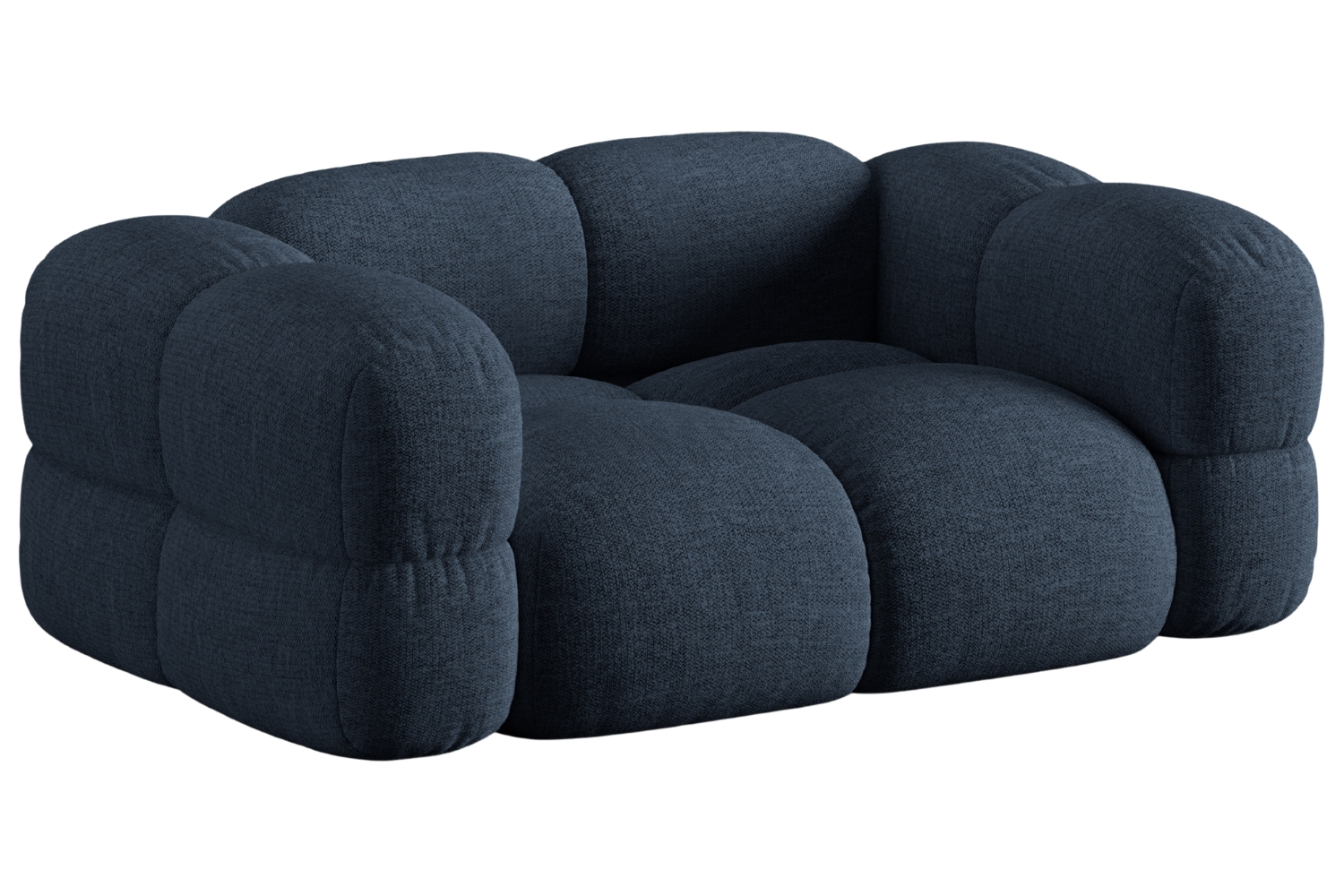 Cosmopolitan Design Tmavě modrá dvoumístná pohovka Loretto 180 cm