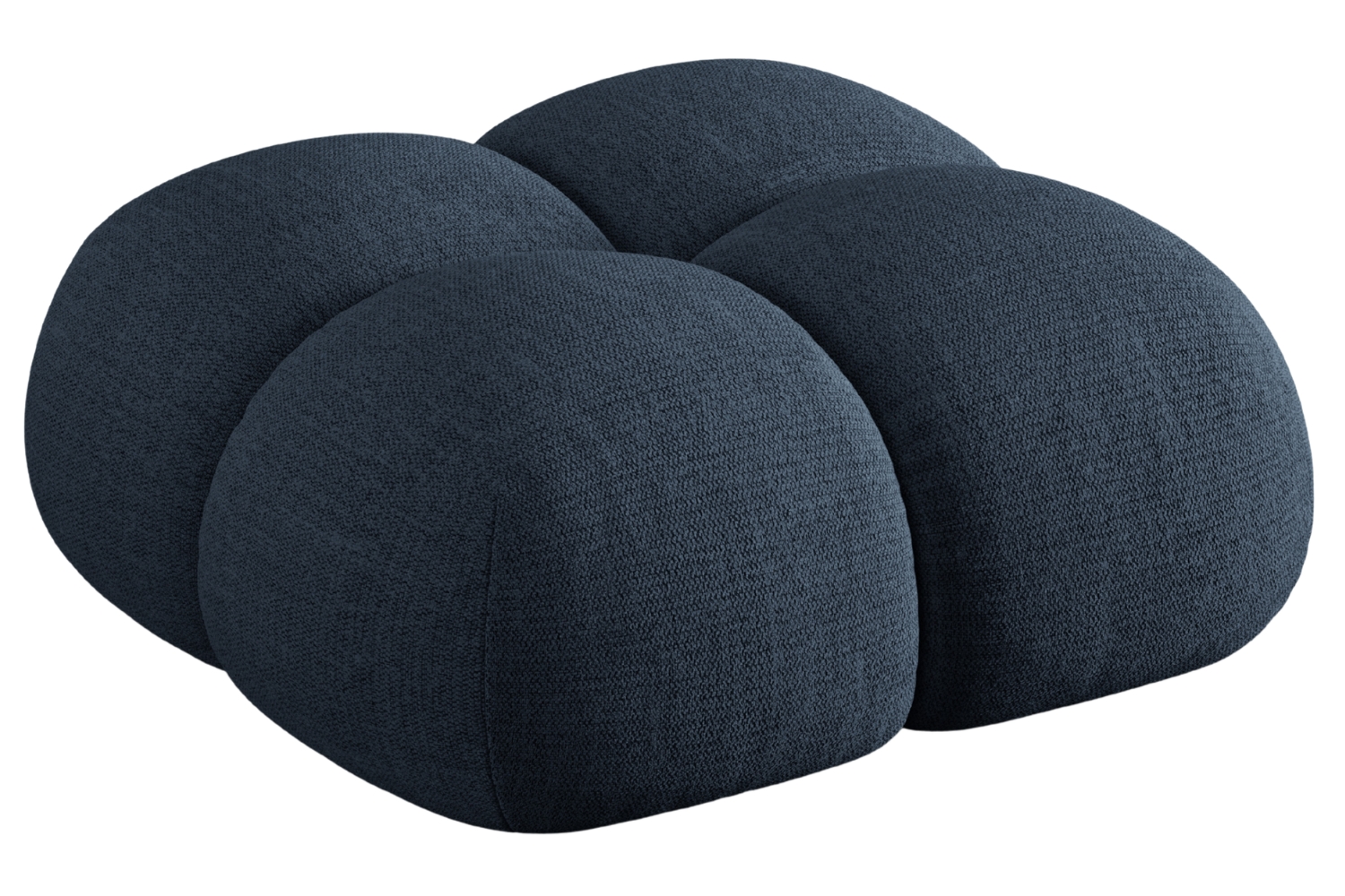 Cosmopolitan Design Tmavě modrá podnožka Loretto 90 x 90 cm