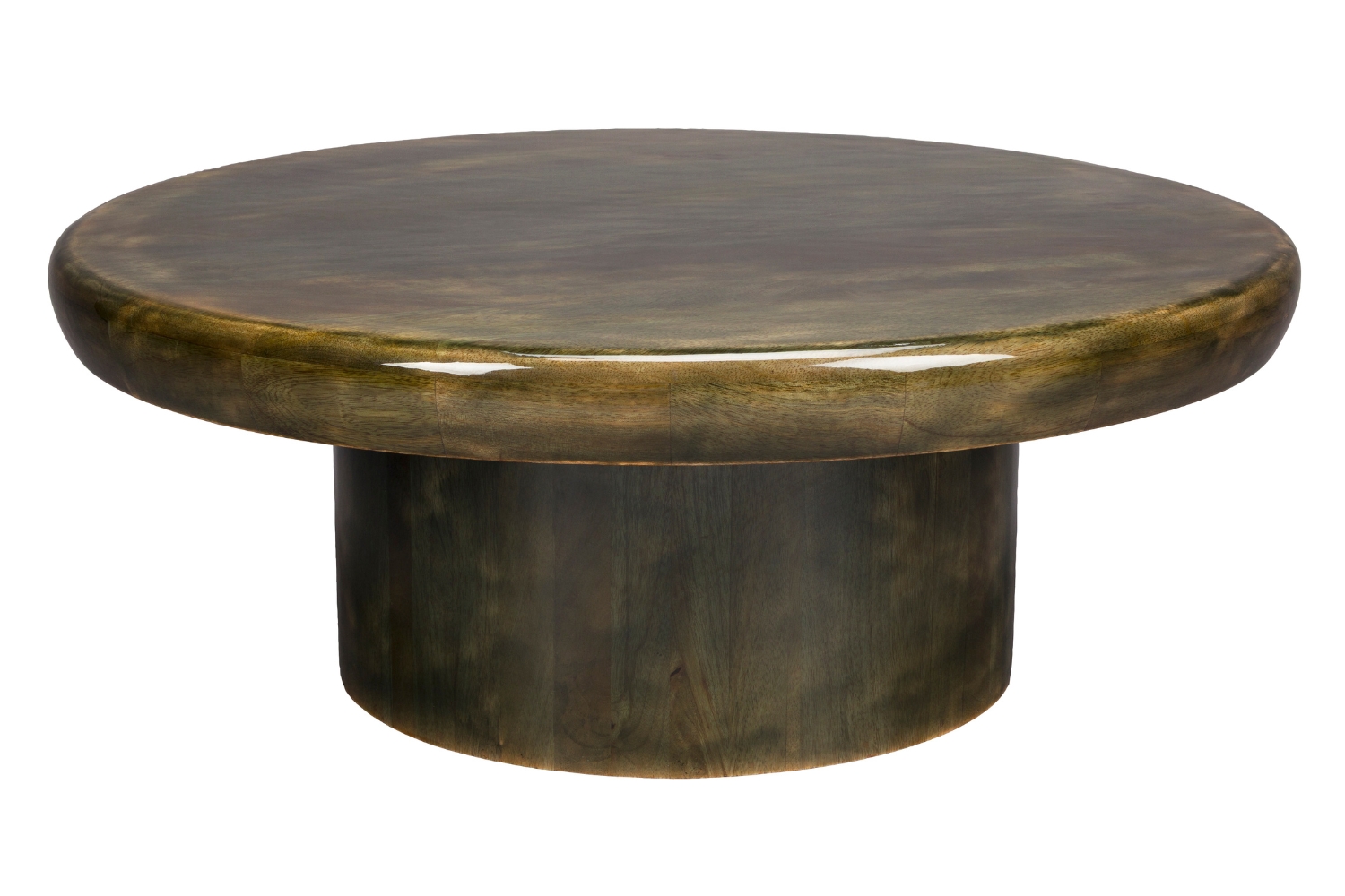 Dutchbone Zelený konferenční stolek MUSH 80 cm