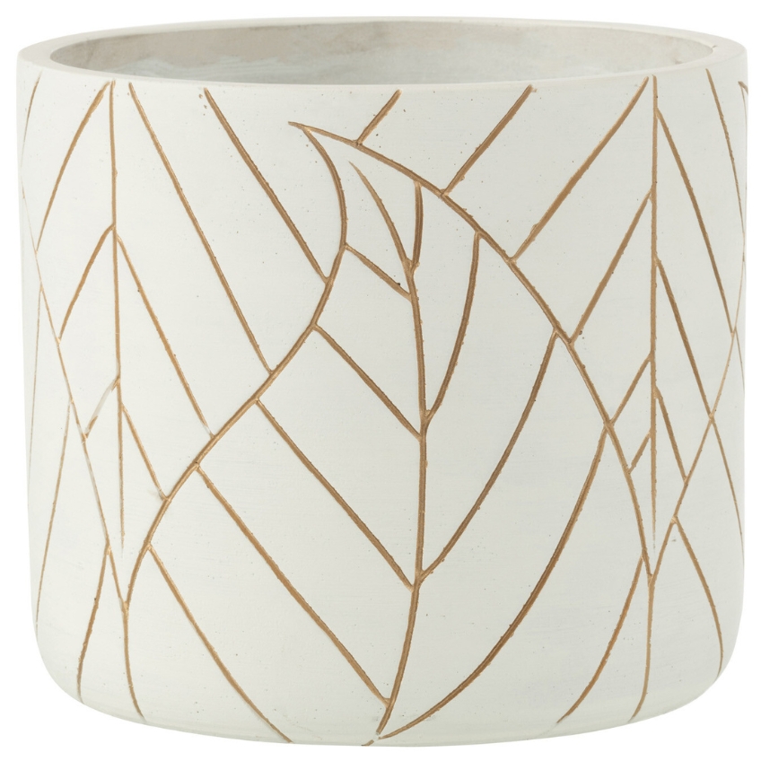 J-line Keramický květináč Ledio 19 cm – vystavený kus