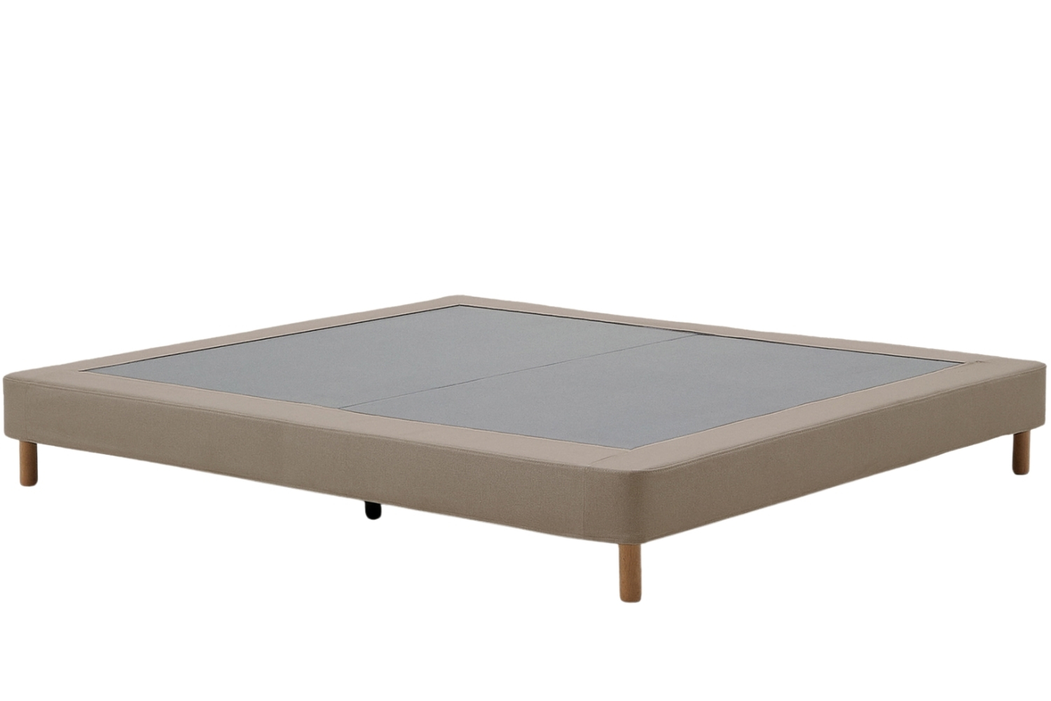 Kave Home Hnědá čalouněná dvoulůžková postel  Ofelia 160 x 200 cm