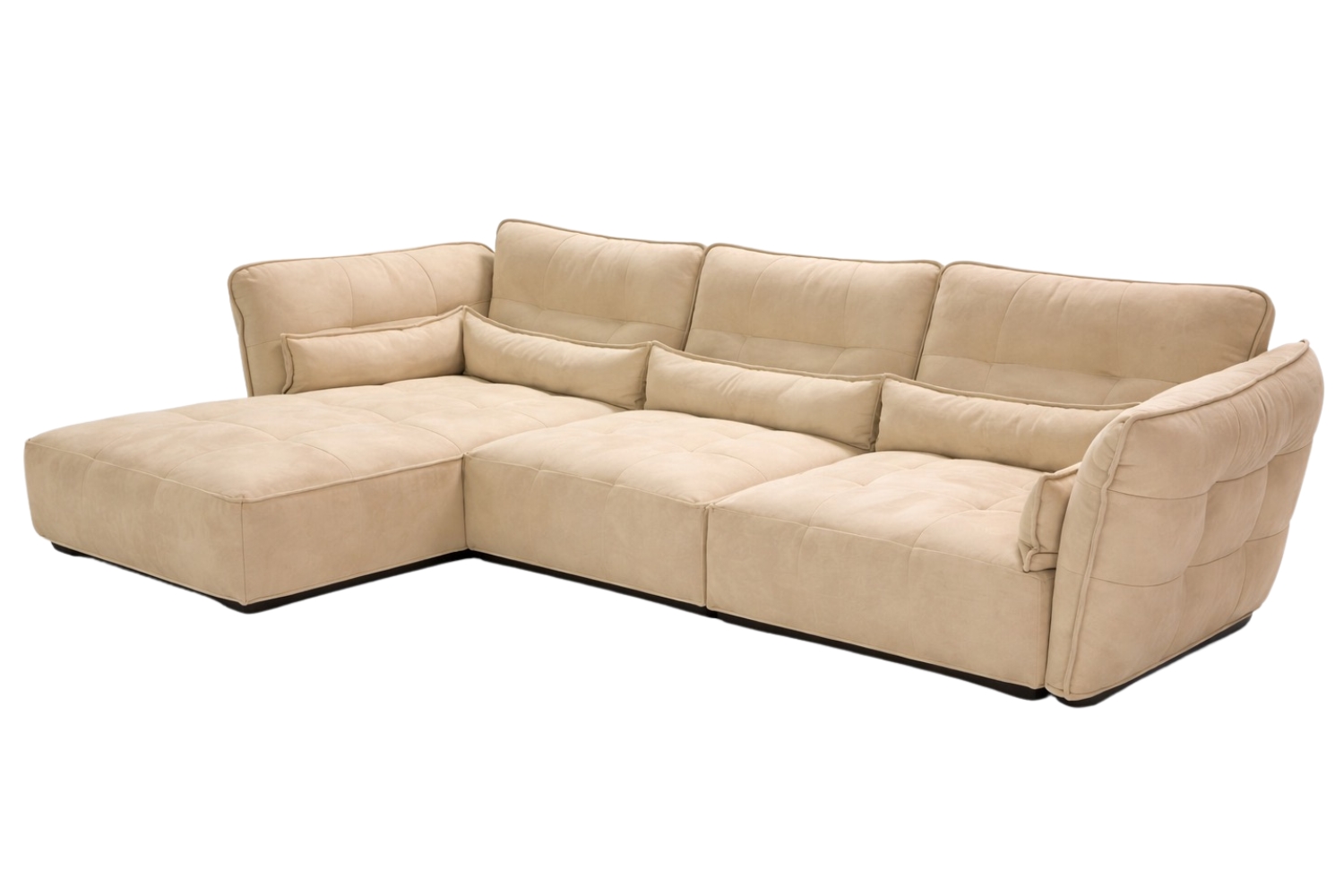 Max Divani Béžová rohová pohovka Ever 313 cm