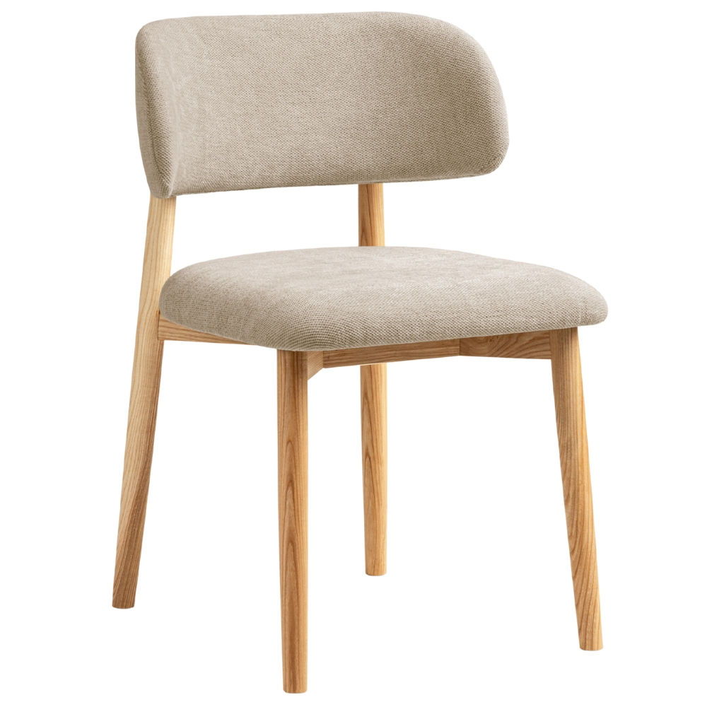 Micadoni Béžová jídelní židle Evan