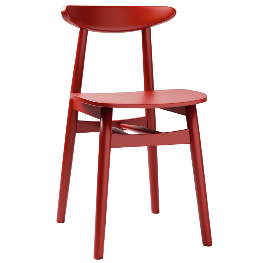 Micadoni Červená jídelní židle Elie