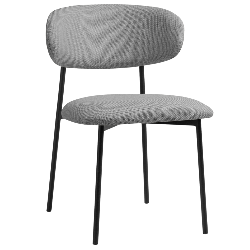 Micadoni Šedá jídelní židle Nina