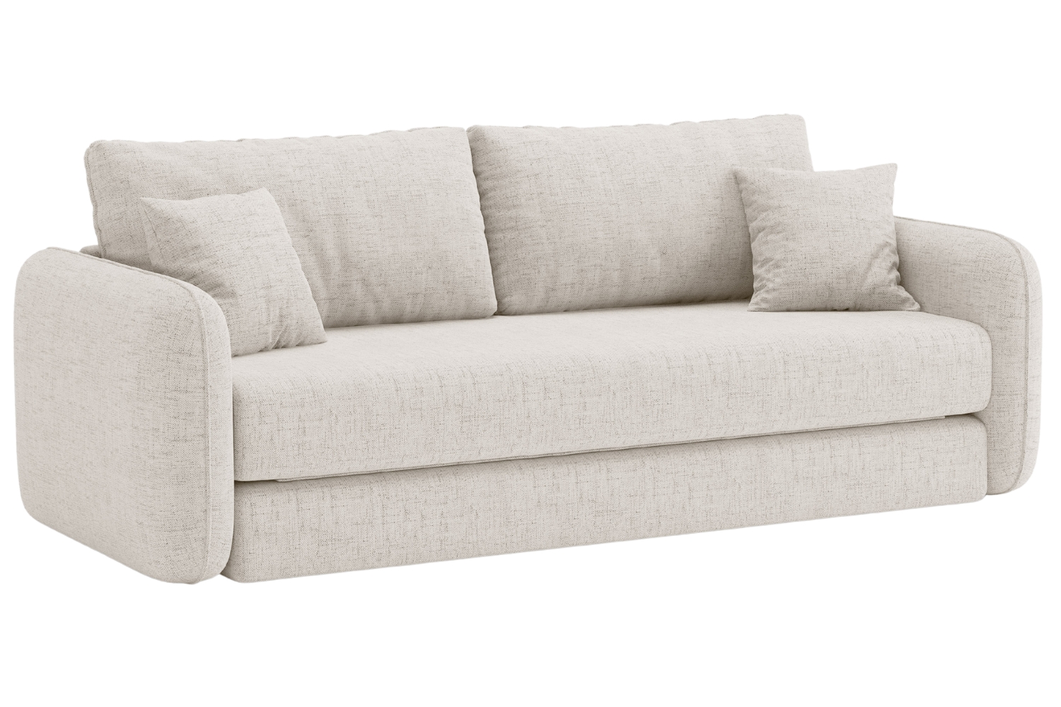 Micadoni Světle béžová rozkládací pohovka Dormi 225 cm