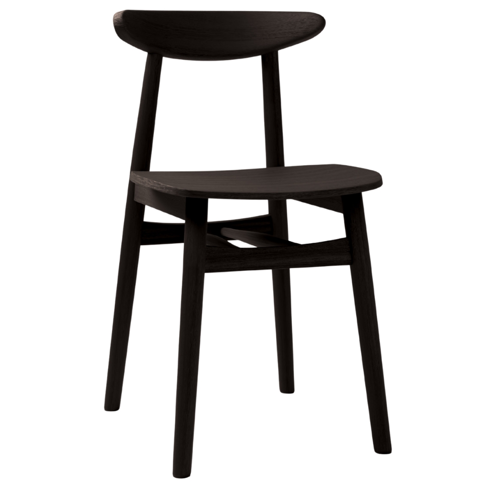 Micadoni Tmavá ořechová jídelní židle Elie