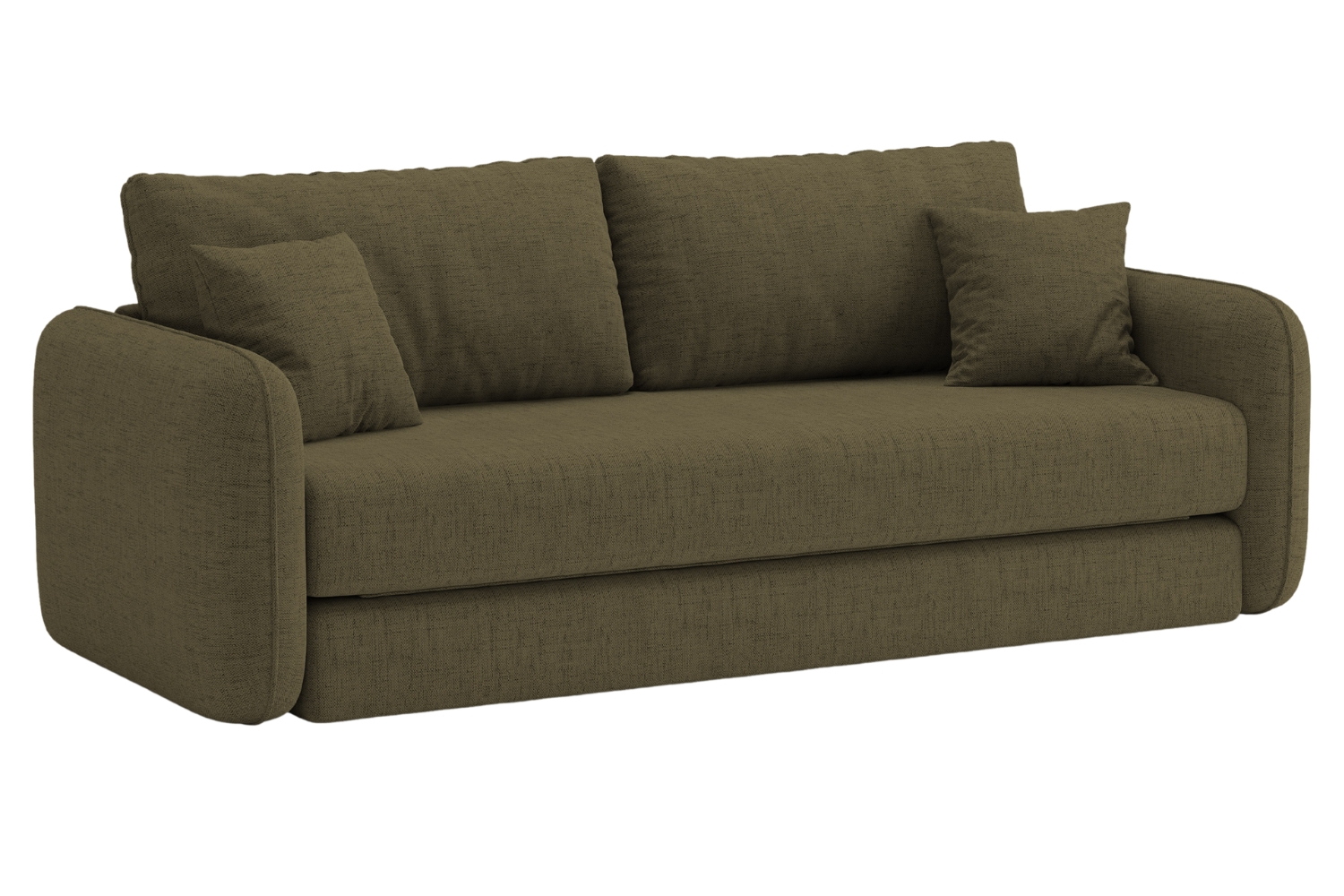 Micadoni Zelená rozkládací pohovka Dormi 225 cm