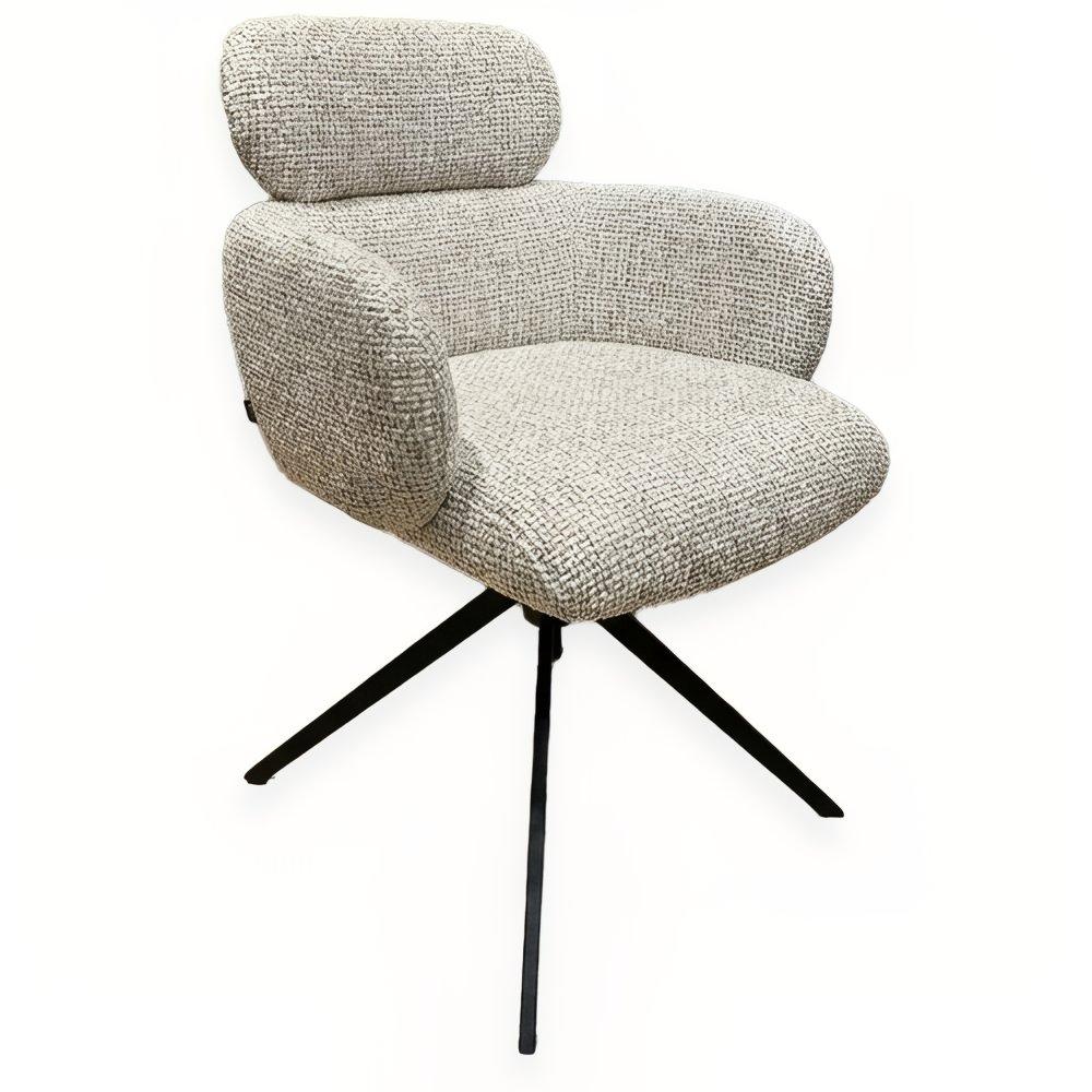 Miotto Béžová čalouněná otočná jídelní židle Alecia