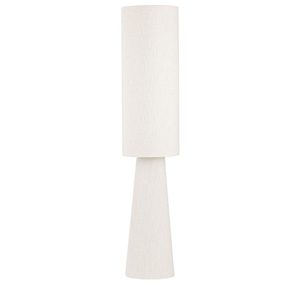 Nova Luce Bílá stojací lampa Nebia 143 cm