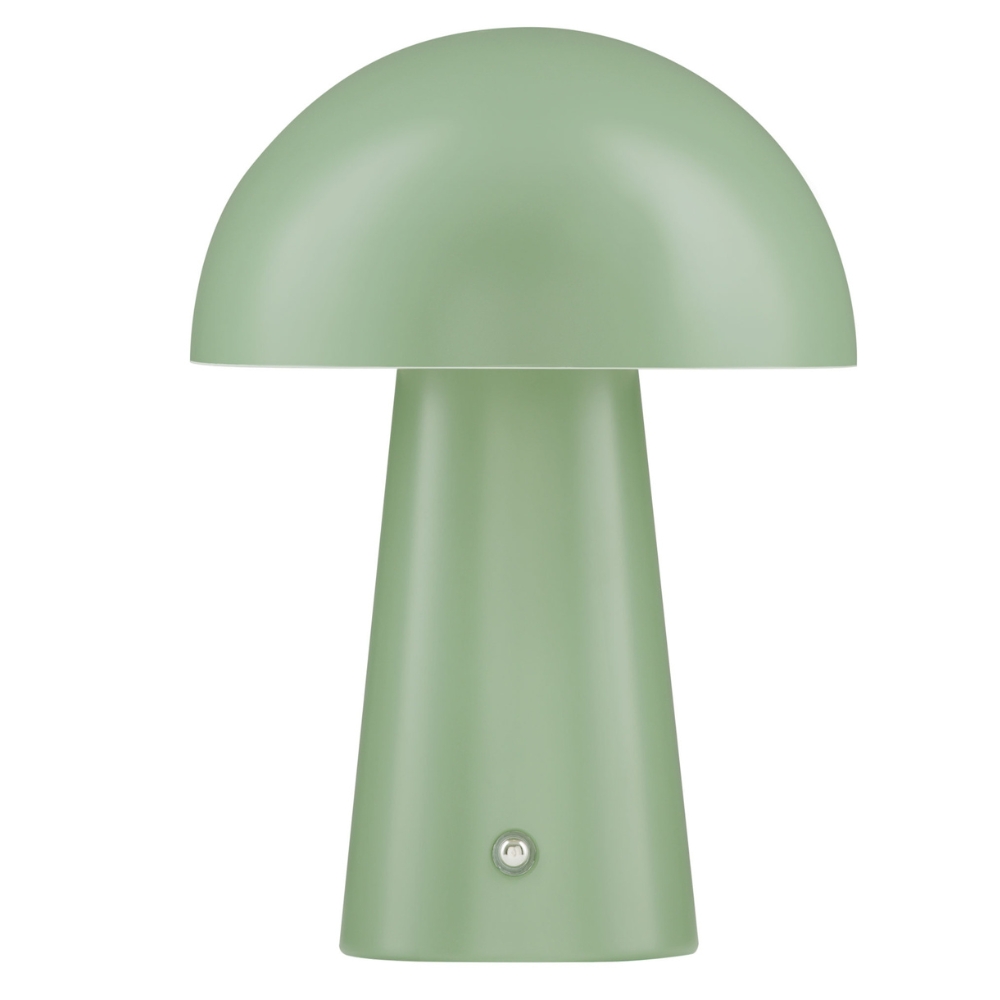 Nova Luce Zelená kovová nabíjecí stolní LED lampa Ande