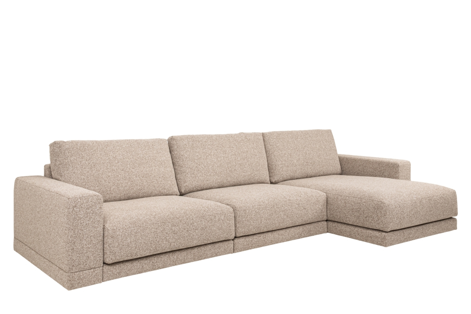 Richmond Béžová rohová pohovka Trentino 344 cm levá