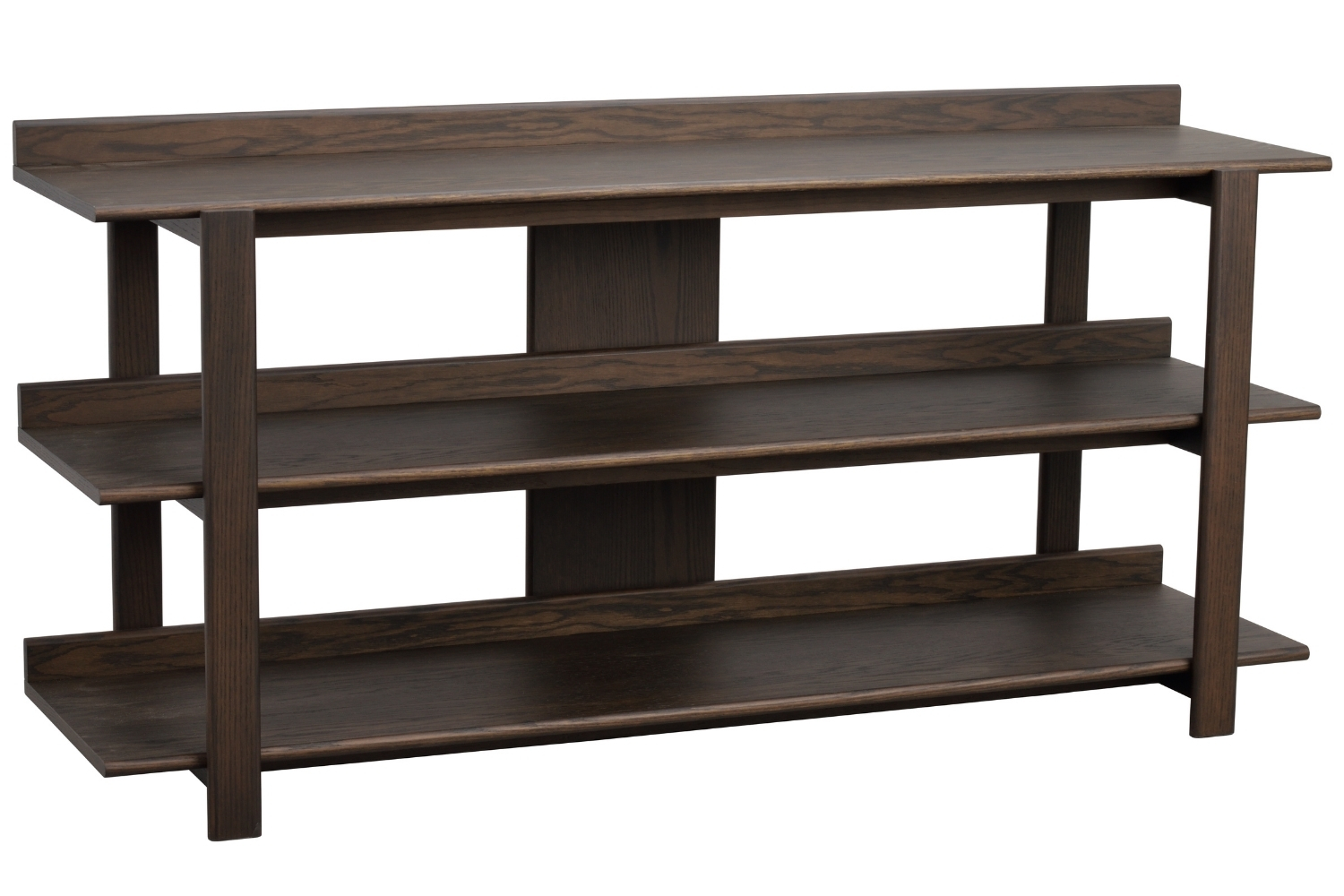 Rowico Hnědý dubový toaletní stolek KILIAN 150 x 43 cm