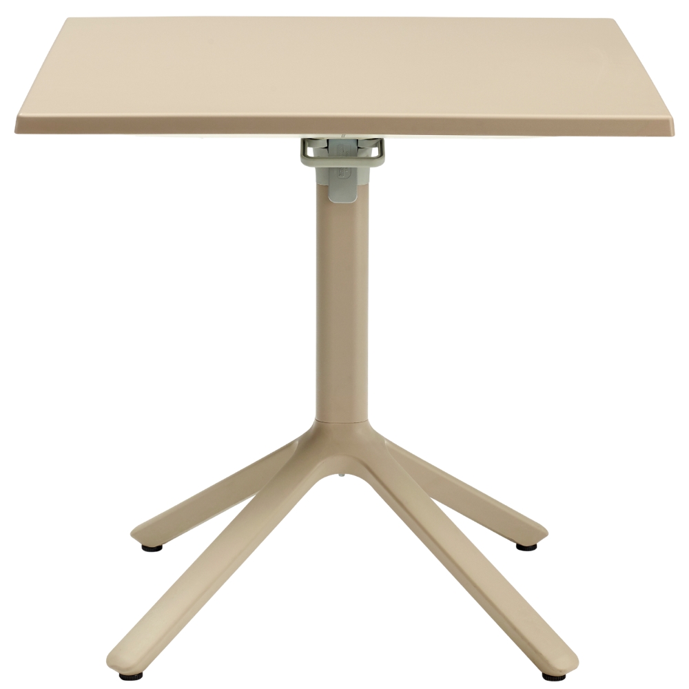 SCAB Béžový zahradní skládací stůl Eco 80 x 80 cm