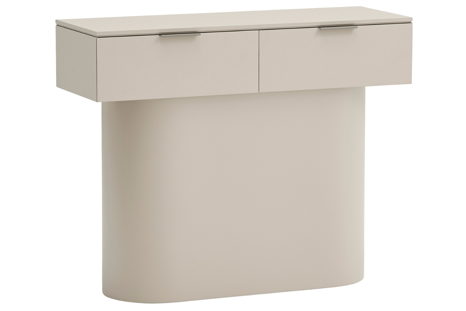 Teulat Béžový lakovaný toaletní stolek Totem 100 x 36 cm