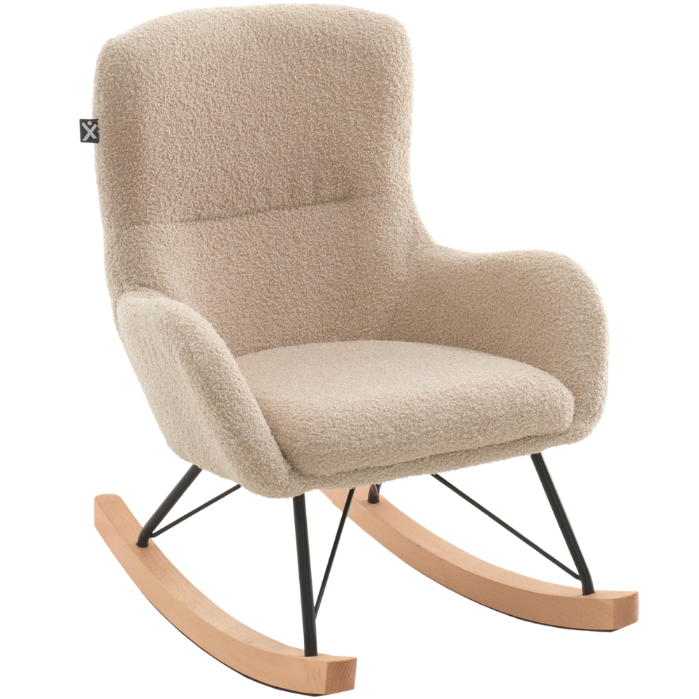 Vipack Béžové dětské houpací křeslo Rocky