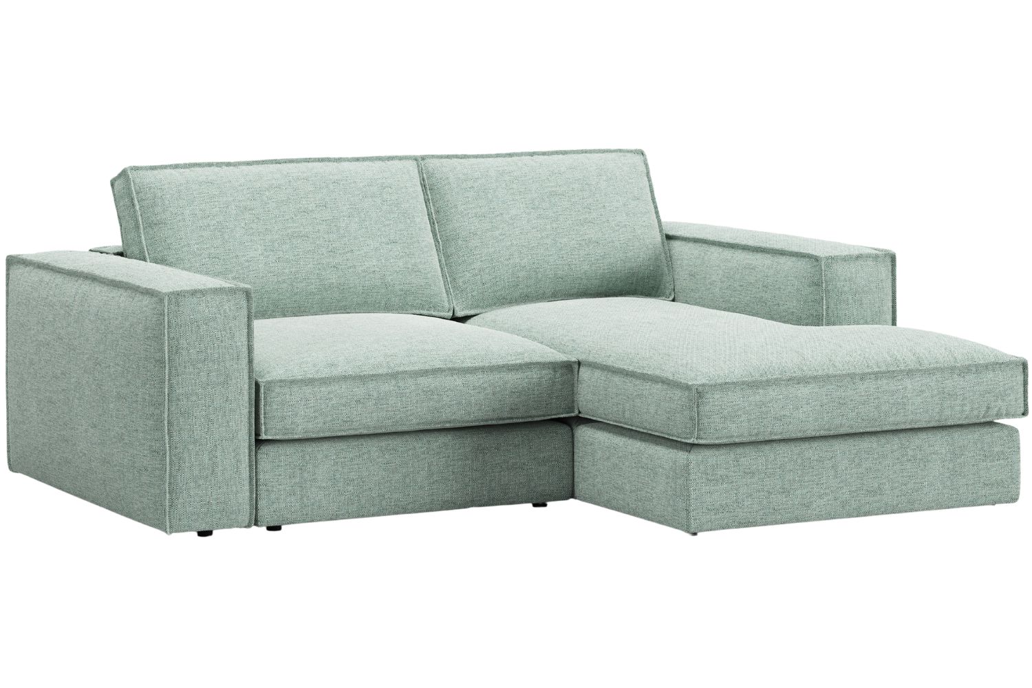 Zelená čalouněná rohová pohovka MICADONI Pola 226 cm