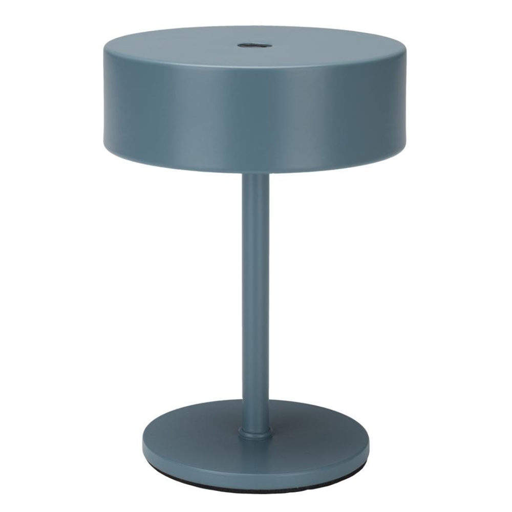 Zuiver Modrá kovová nabíjecí stolní LED lampa MINI